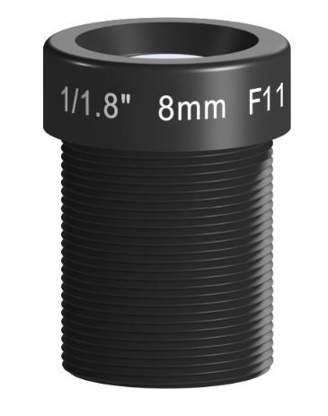 LMZW-H0840M12FT 8.17 mm F4.0 M12 lens LMZW-H0840M12FT 8.17 mm F4.0 M12 S-mount lens for 1/1.8 inch board cameras