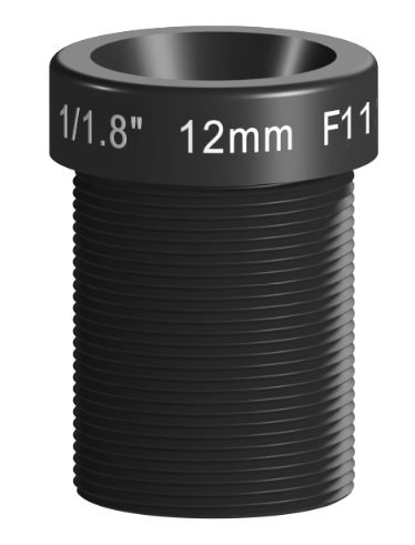 LMZW-H1256M12FT 12.02 mm F5.6 M12 lens LMZW-H1256M12FT 12.02 mm F5.6 M12 S-mount lens for 1/1.8 inch board cameras