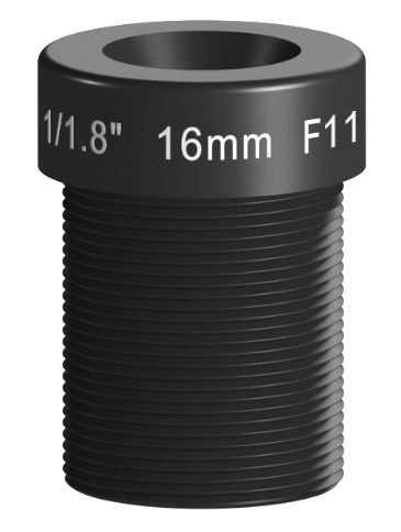 LMZW-H1640M12FT 16.01 mm F4.0 M12 lens LMZW-H1640M12FT 16.01 mm F4.0 M12 S-mount lens for 1/1.8 inch board cameras