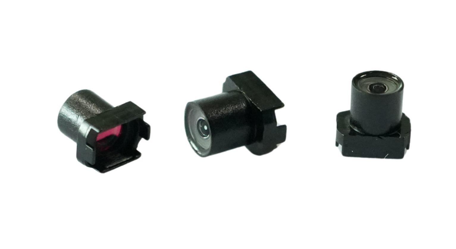 sub-2mm endoscope lens beside a 2mm reference object, Lensmind Optics