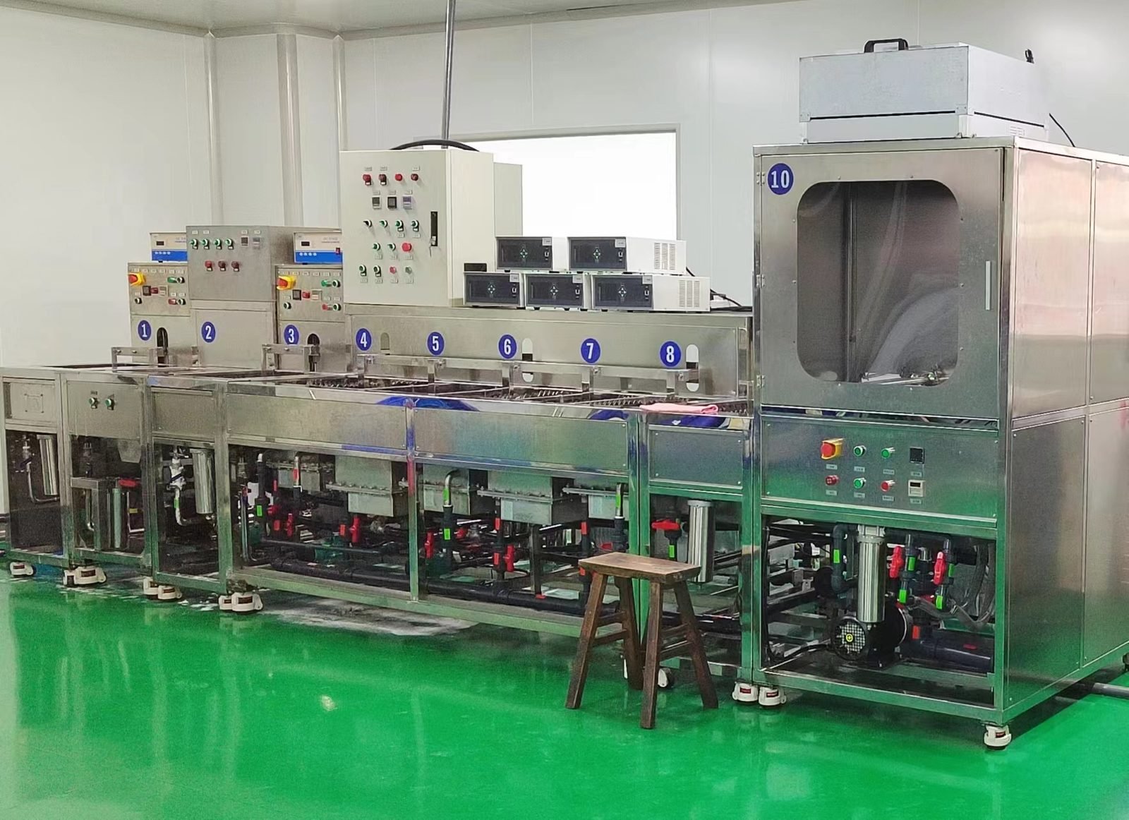 Zone C — coating process equipment at the Hangzhou factory