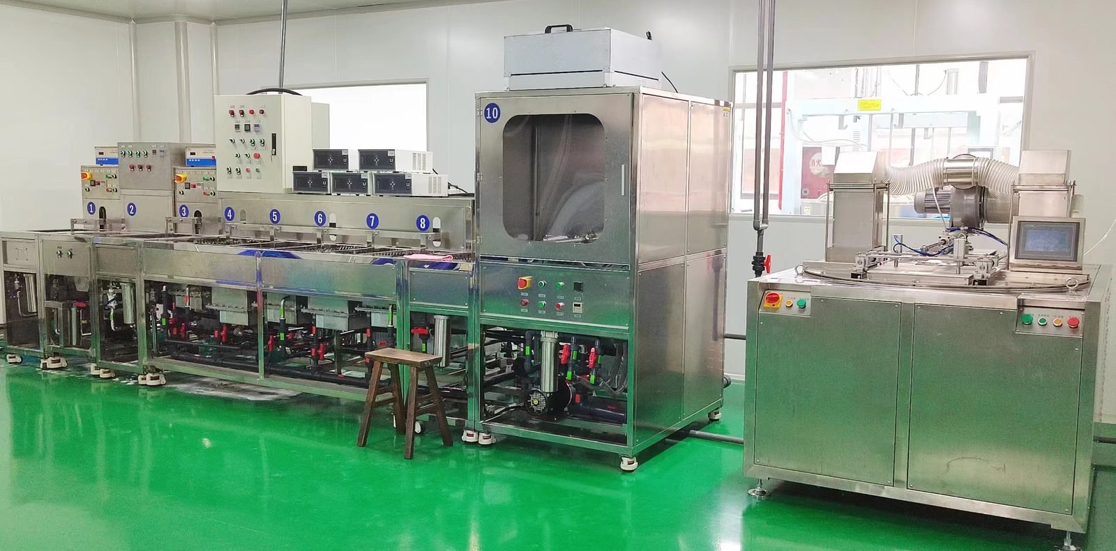 Environmental and reliability test area for IP67 and IP68 at Lensmind