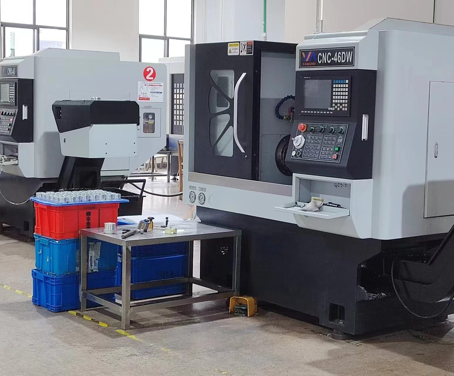 Zone D — cementing and centration measurement station, Hangzhou factory