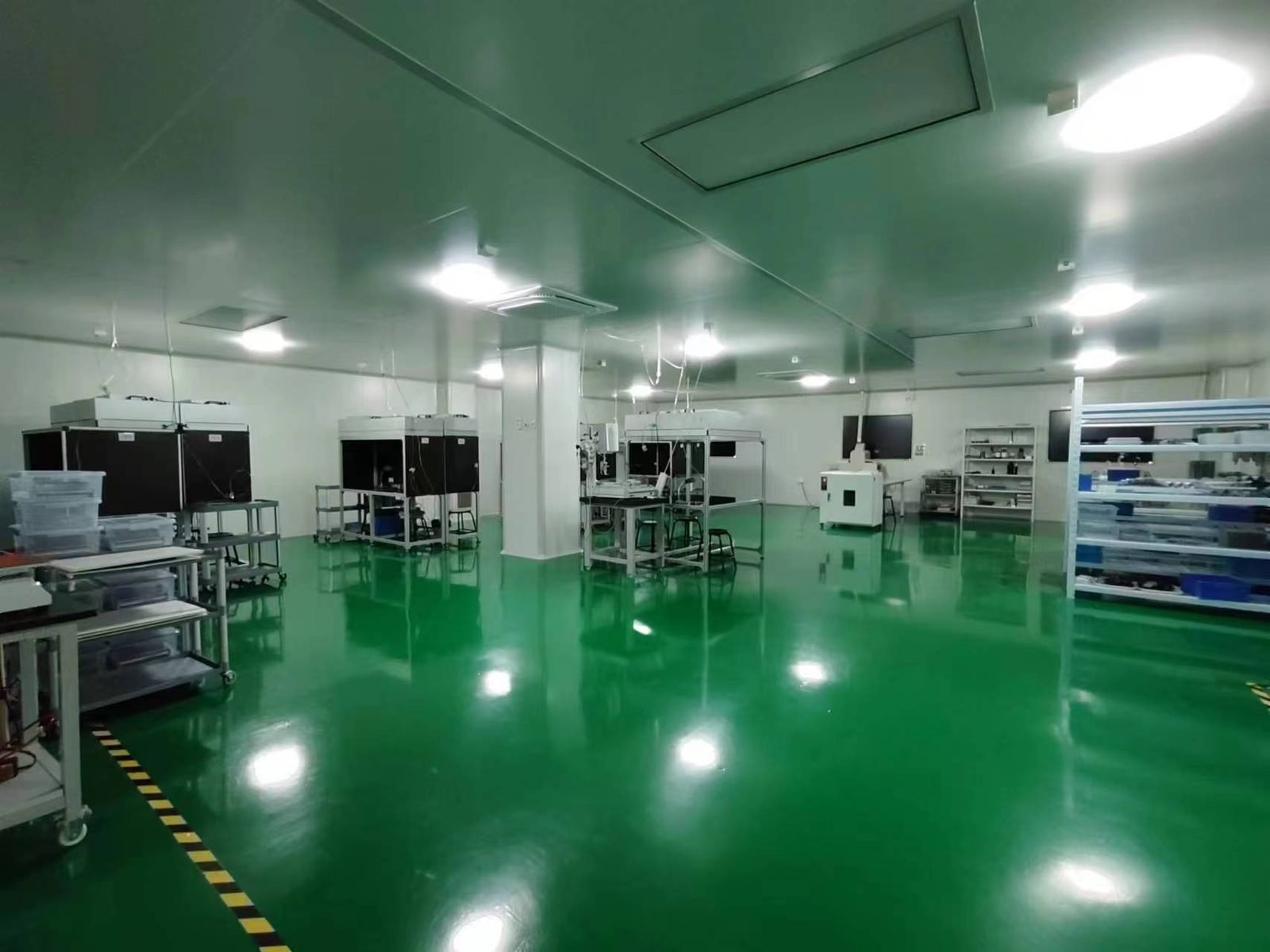Zone E — inside the Lensmind optics production facility
