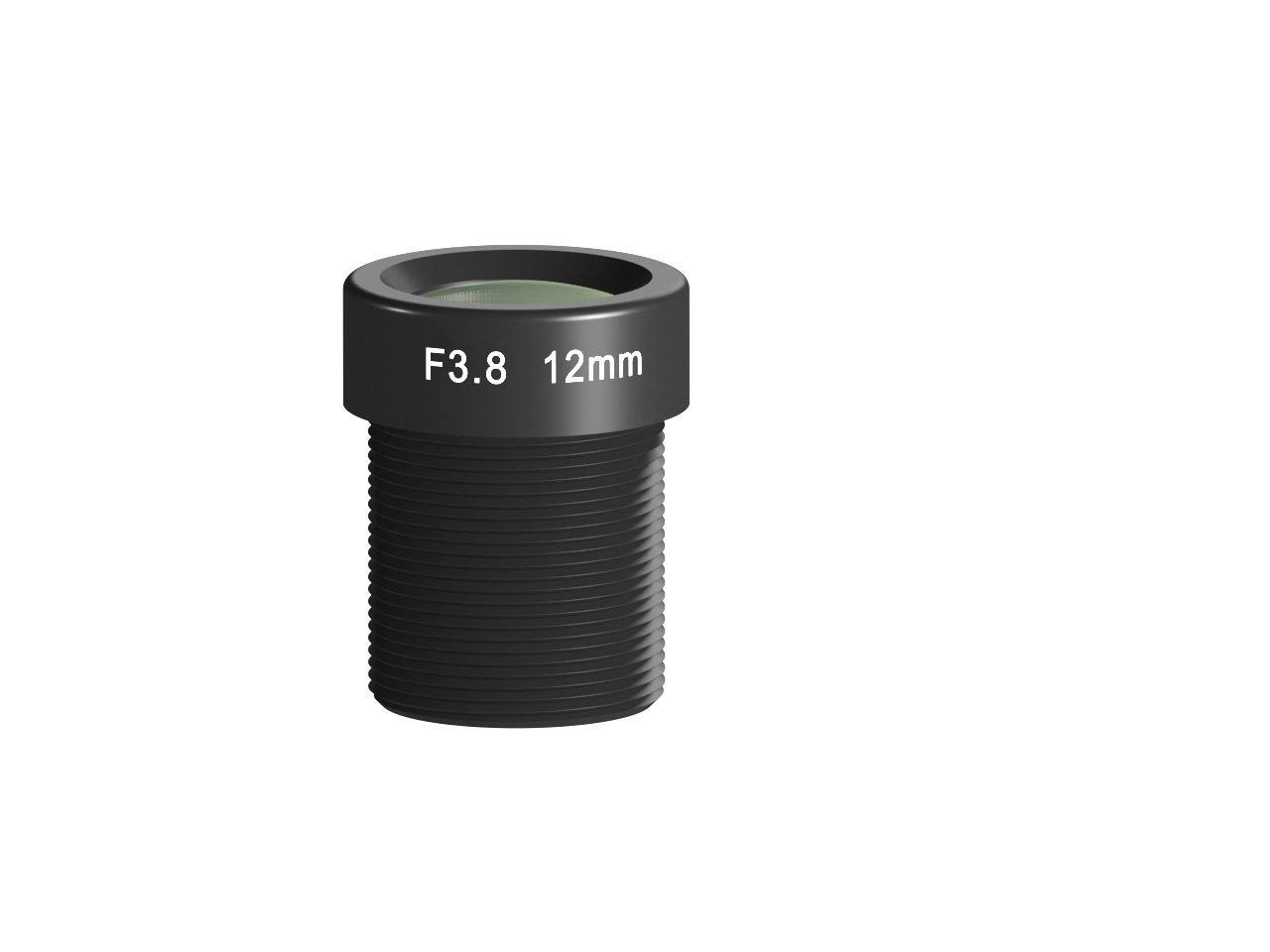 LMZW-M1238M12FT 12 mm F3.8 M12 lens LMZW-M1238M12FT 12 mm F3.8 M12 S-mount lens for 2/3 inch board cameras