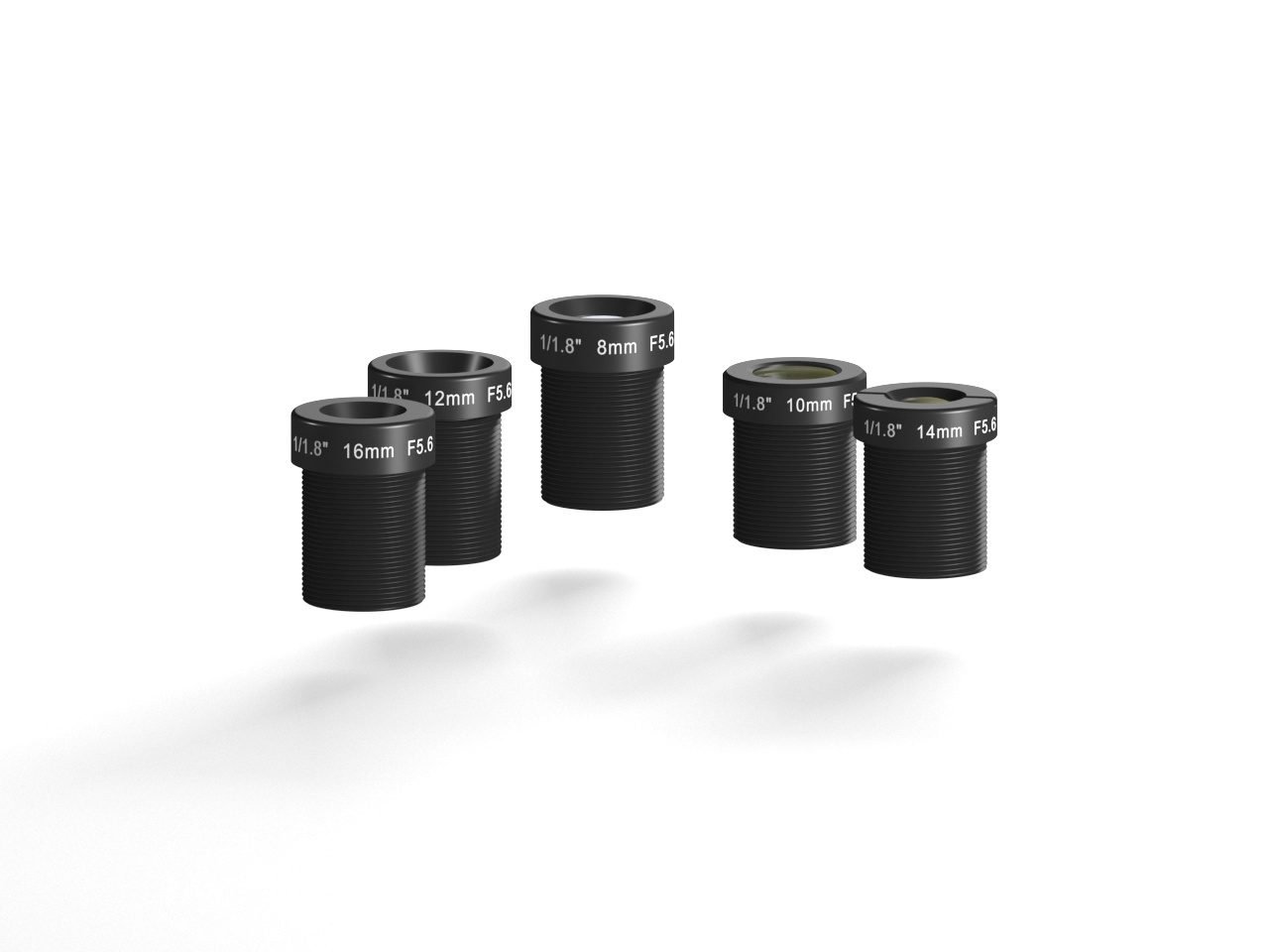 Lensmind FA-M12 S-mount industrial lenses
