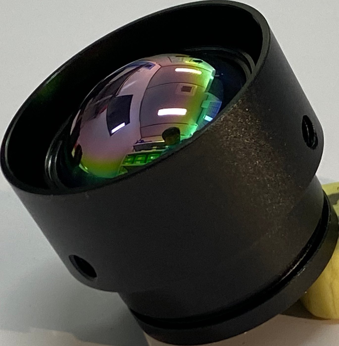 LMXHG-059 thermal imaging lens, hooded barrel and coated germanium element