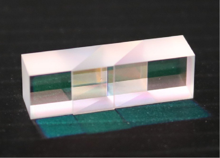 Long PBS cemented prism assembly